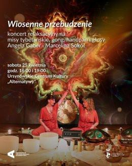 Warszawa Wydarzenie Koncert „Wiosenne przebudzenie” | koncert relaksacyjny na misy tybetańskie, gong, handpan i głosy