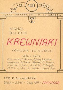 Otwock Wydarzenie Spektakl KREWNIAKI - PREMIERA SPEKTAKLU AMATORSKIEGO TEATRU MIEJSKIEGO IM. STEFANA JARACZA